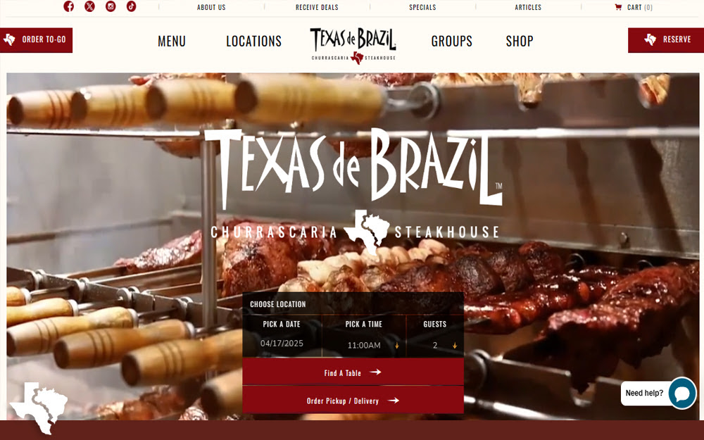 Let Texas de Brazil Be Your Host