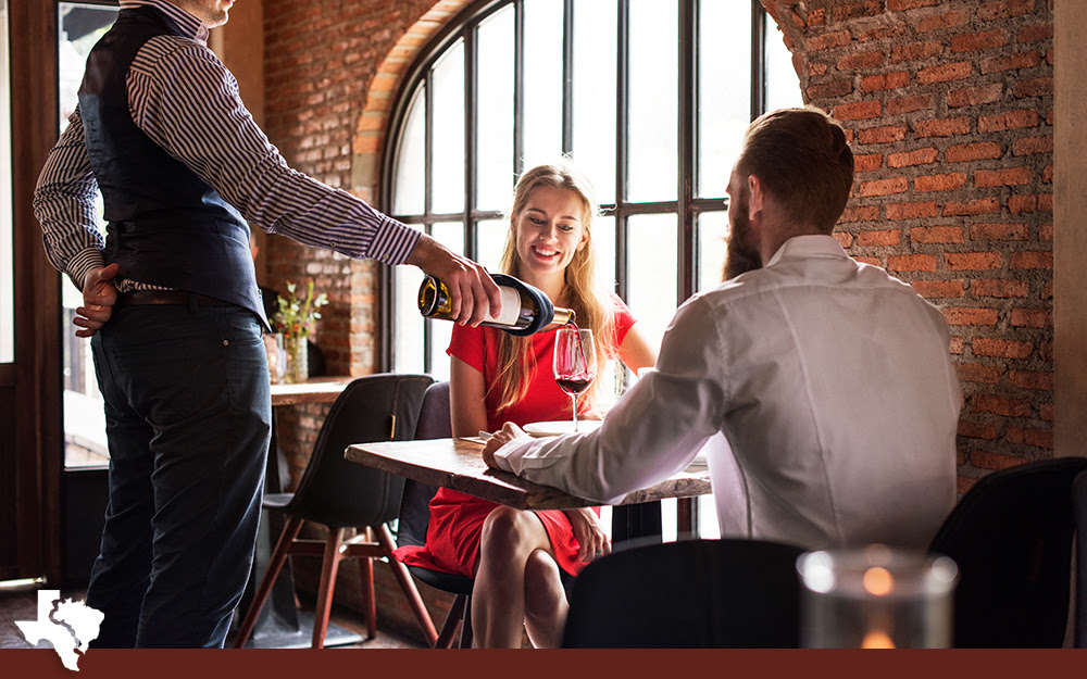 Arriving at the Steakhouse